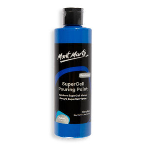 Mont Marte SuperCell Pouring Paint 240ml - Navy Blue