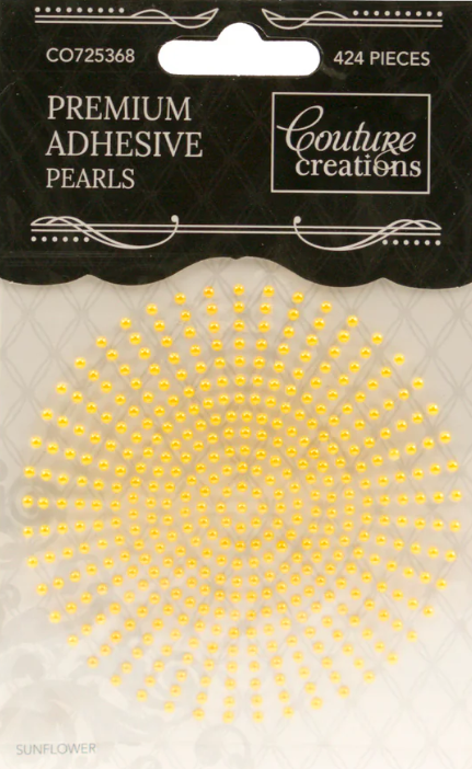 Couture Creations Self-Adhesive Pearls 2mm - Sunflower