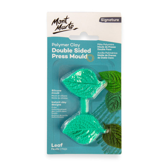 Mont Marte Double-Sided Press Mould - Leaf