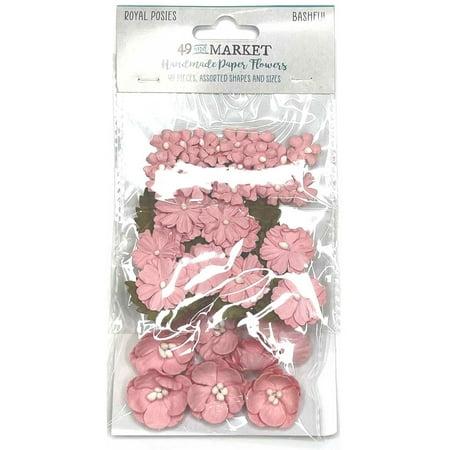 49 & Market Royal Posies Paper Flowers - Bashful