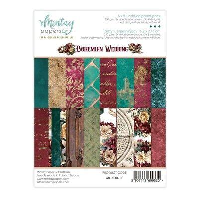 Mintay Bohemian Wedding 6"x8" Paper Pad