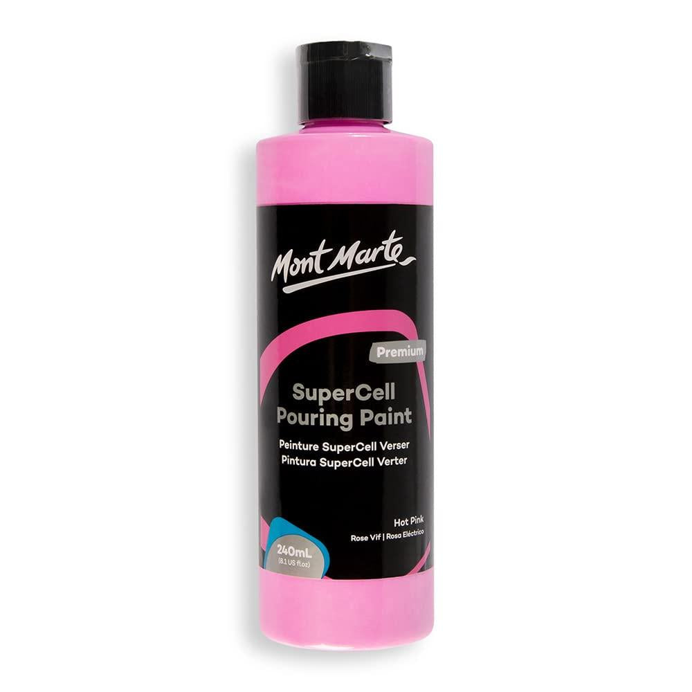 Mont Marte SuperCell Pouring Paint 240ml - Hot Pink