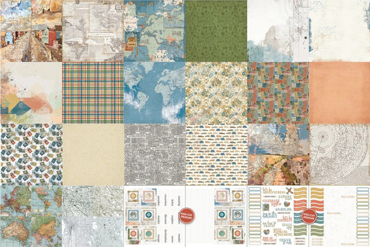 Arden Creative Studio Been There 12"x12" Paper Collection Pack