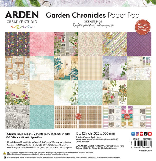 Arden Creative Studio Garden Chronicles 12"x12" Paper Pad