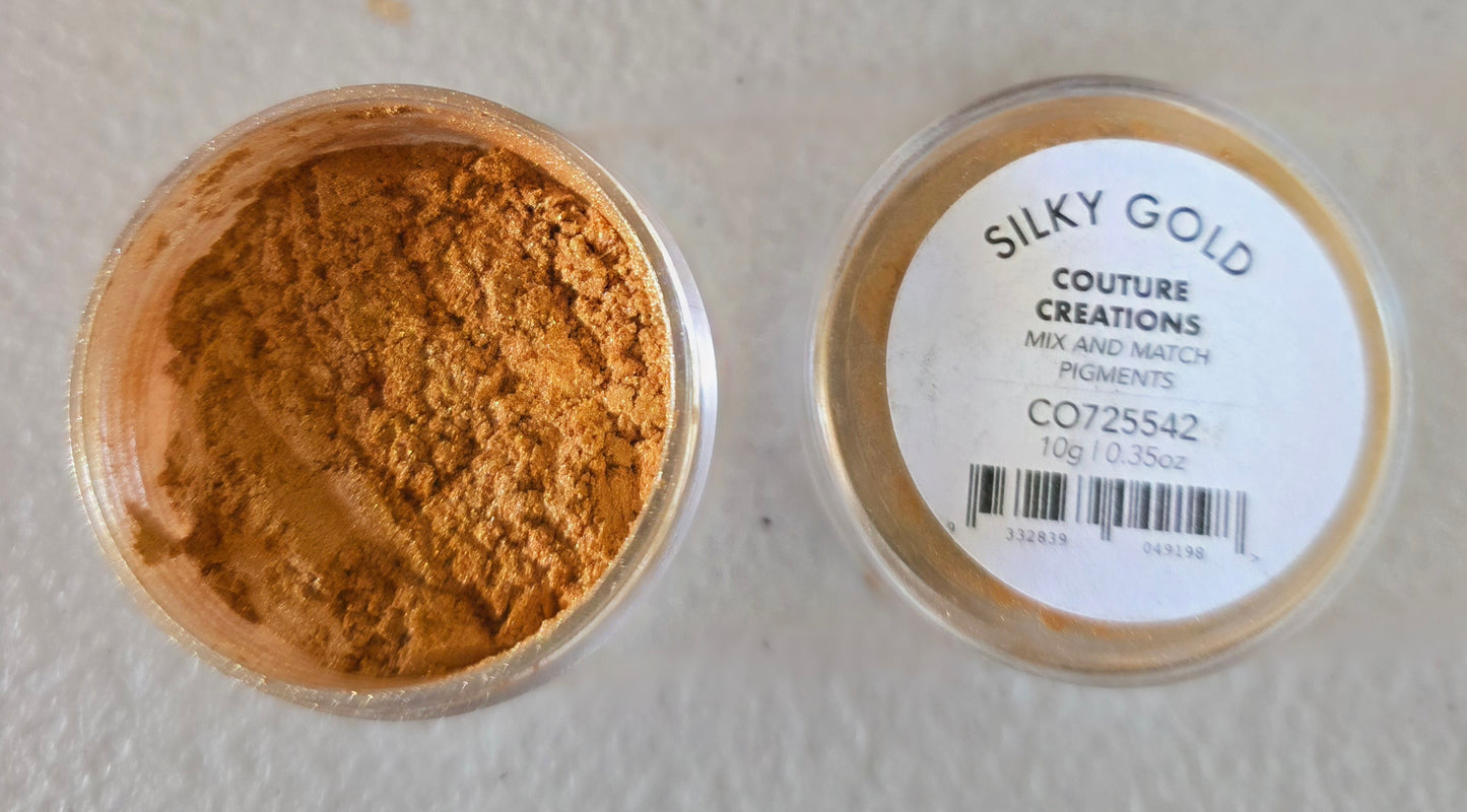 Couture Creations Mix and Match Glitter Powder - Silky Gold