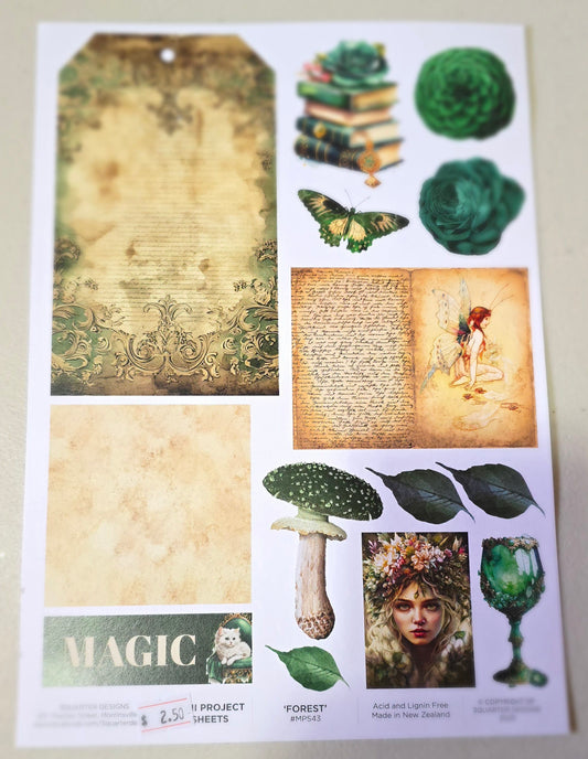 3 Quarter Designs Ethereal Forest Mini Project Sheet