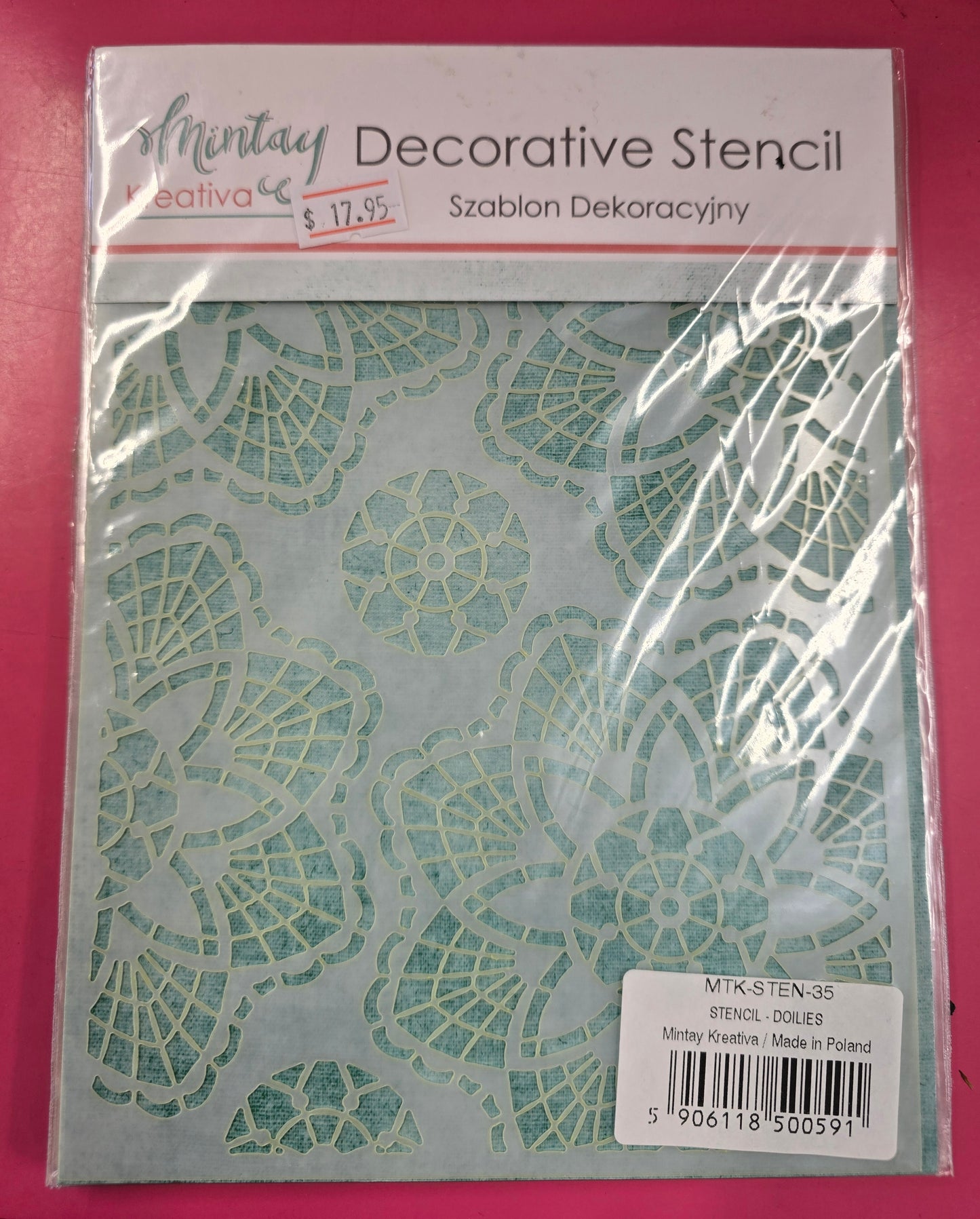 Mintay Decorative Stencil - Doilies