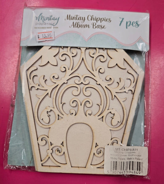 Mintay Birdhouse Chipboard Album Base