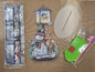 Snowman and Reindeer Diamond Dot Tabletop Decoration Kit