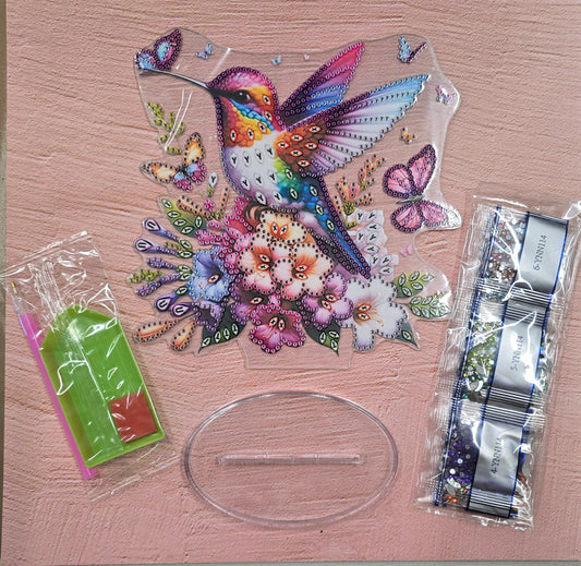Hummingbird Version 2 Diamond Dot Tabletop Decoration Kit