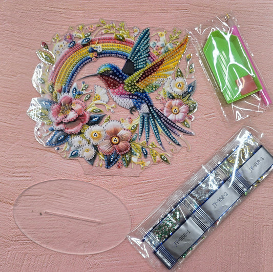 Hummingbird Version 1 Diamond Dot Tabletop Decoration Kit