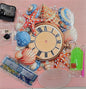 Sea Shells Diamond Dot Clock Kit
