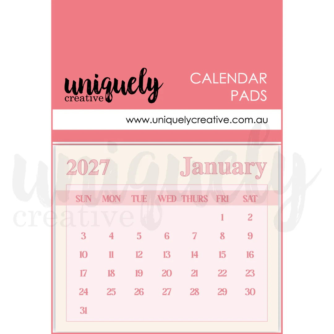 Uniquely Creative 2027 Calendar Tabs