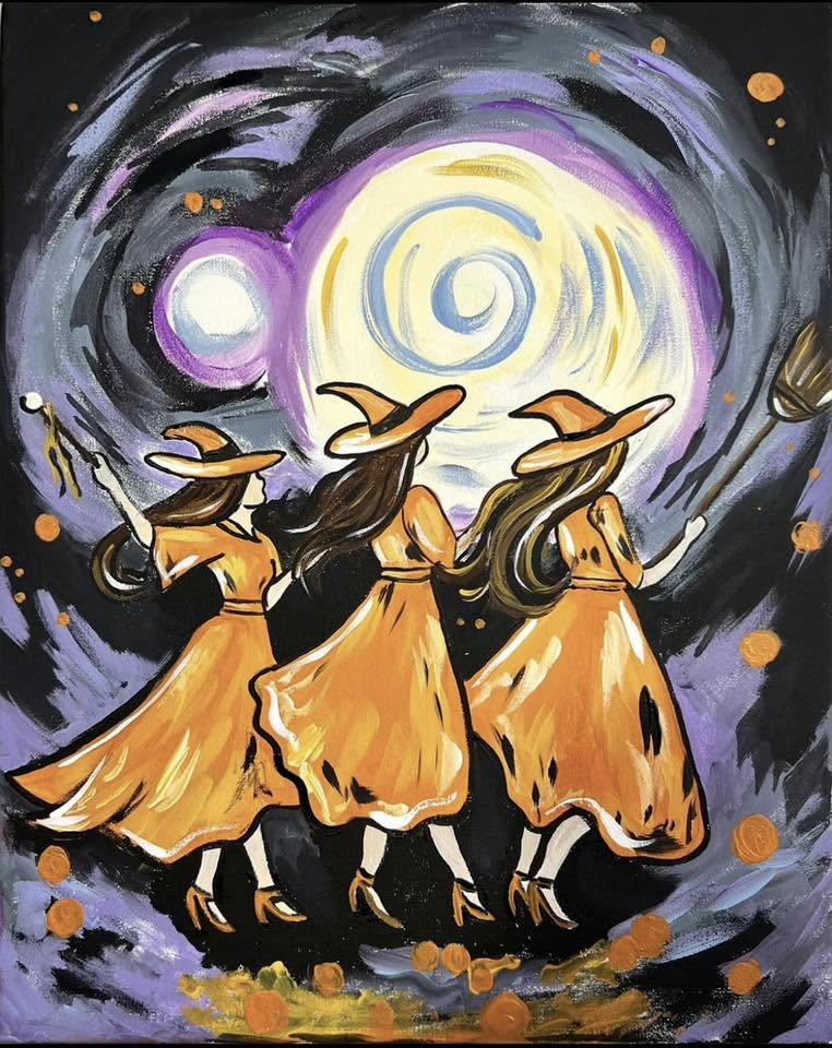 Dabble & Swish Paint Party Saturday 26th September 3pm - 6pm - The Coven