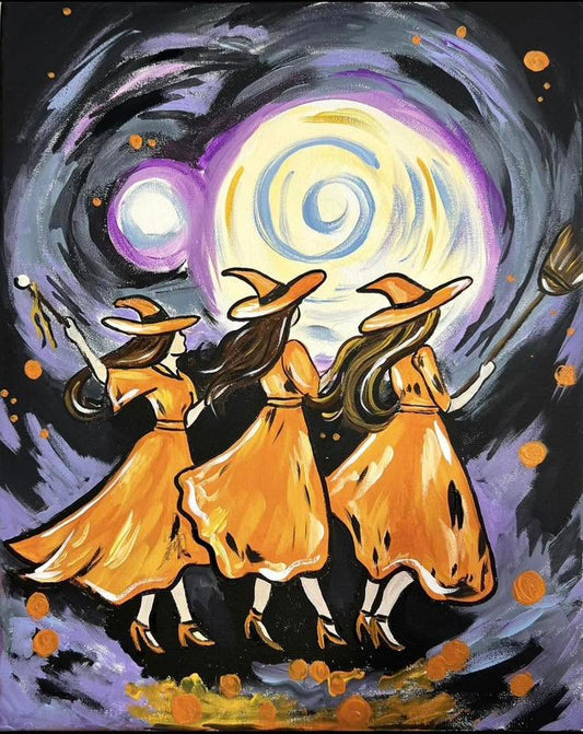 Dabble & Swish Paint Party Saturday 26th September 3pm - 6pm - The Coven