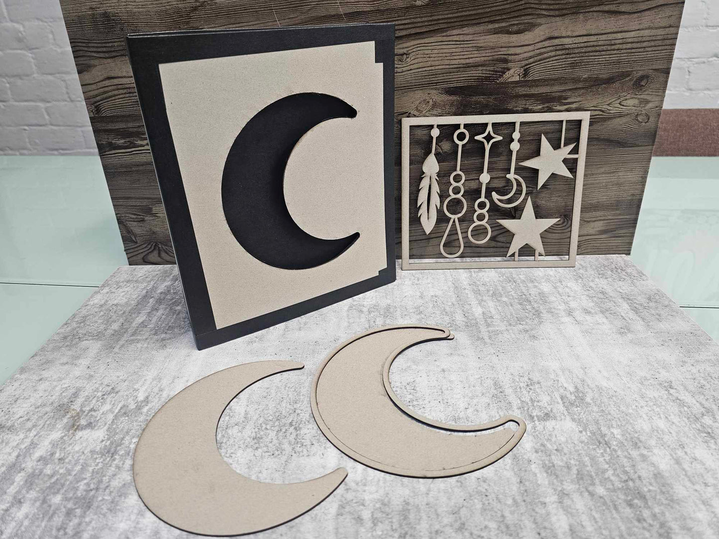 3 Quarter Designs Moon Box Chipboard Album