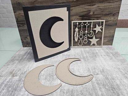 3 Quarter Designs Moon Box Chipboard Album