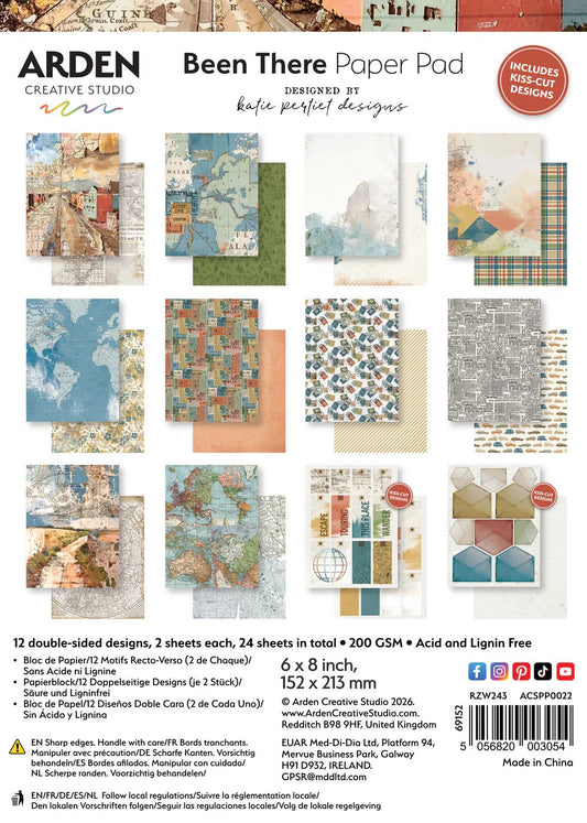 Arden Creative Studio Been There 6"x8" Paper Pad