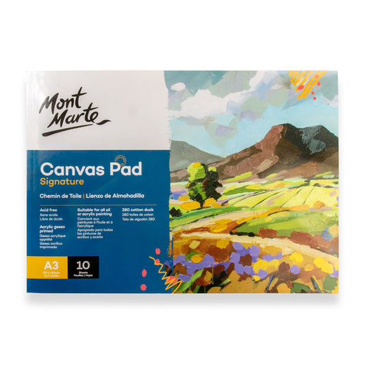 Mont Marte Canvas Pad 10 Sheet A3