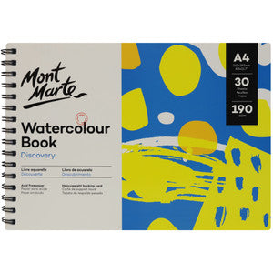 Mont Marte Watercolour Book A4 (30 Sheets)