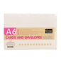 Couture Creations A6 Cards and Envelopes 50/Pkg - White