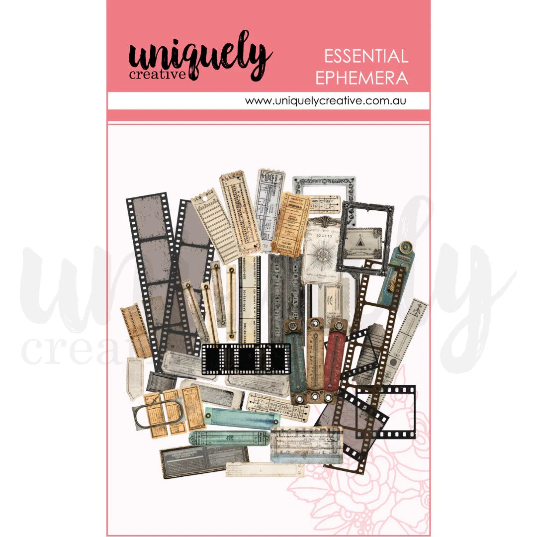 Uniquely Creative Acetate Rustic Ephemera