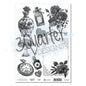 3 Quarter Designs Red Queen A4 Acetate Sheet