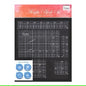 Couture Creations Acrylic Block Set w/Grid Lines 5/Pkg