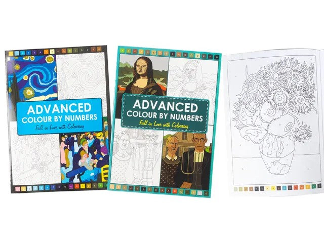 Shankar Press Advanced Colour by Numbers Books