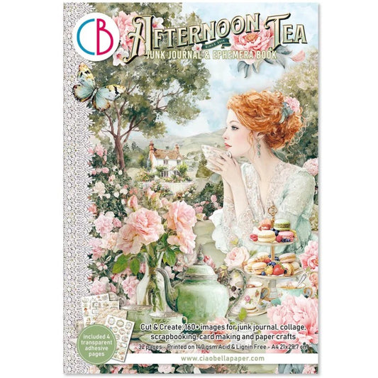Ciao Bella Afternoon Tea Junk Journal & Ephemera Book