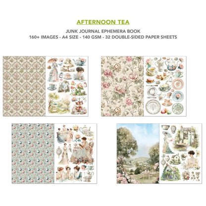 Ciao Bella Afternoon Tea Junk Journal & Ephemera Book