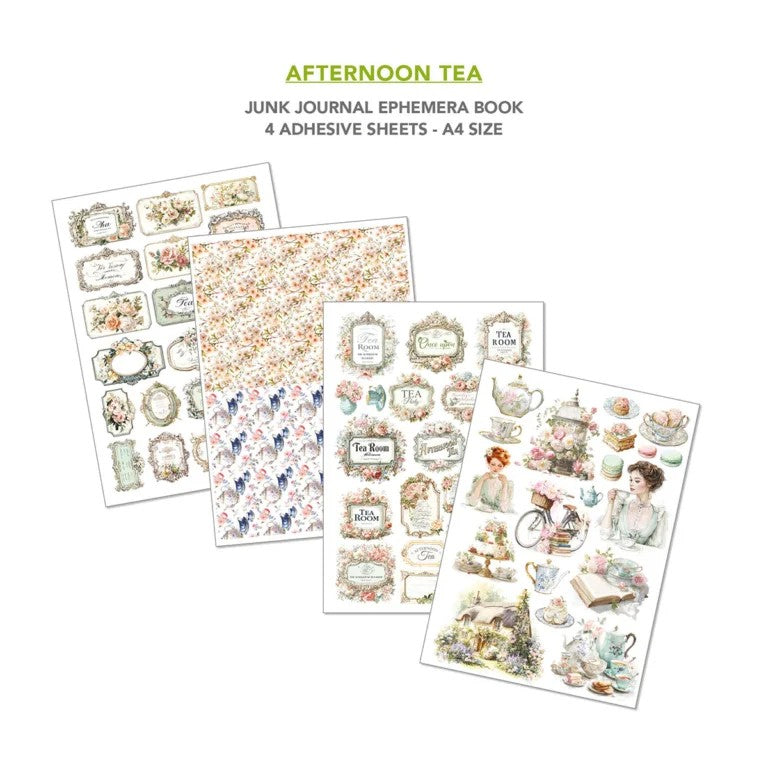 Ciao Bella Afternoon Tea Junk Journal & Ephemera Book