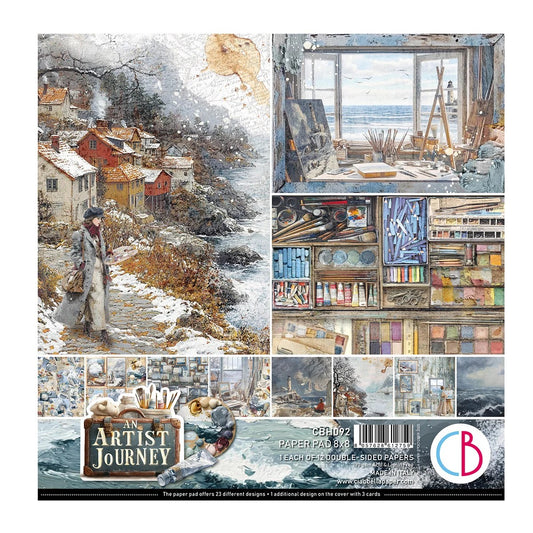 Ciao Bella An Artist Journey 8"x8" Paper Collection Pack