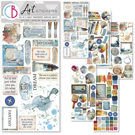 Ciao Bella An Artist Journey Art Stickers