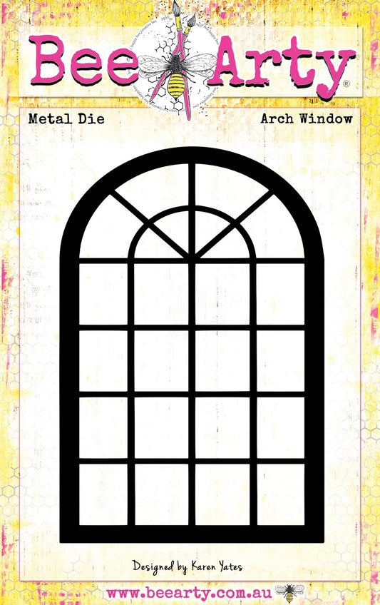 Bee Arty Arch Window - Metal Die