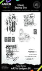 Arden Creative Studio ARTful Ledgers 01 Stamp Set