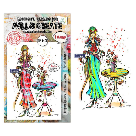 AALL & Create Art of Bouquet TP-1401 Stamp
