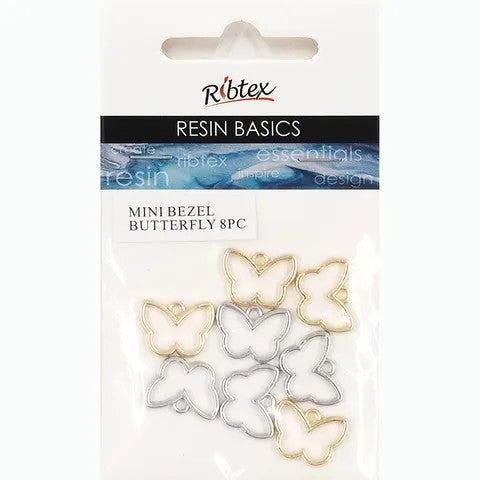 Ribtex Resin Bezel Mini Butterfly