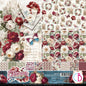 Ciao Bella Bohemian Burgundy 12"x12" Paper Pad 12/Pkg