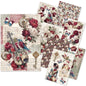 Ciao Bella Bohemian Burgundy A5 Rice Paper Art Set 8/Pkg