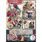 Ciao Bella Bohemian Burgundy A4 Creative Pad 9/Pkg