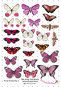 Bee Arty Book Butterfly 4 Cut a Part A4 Sheet