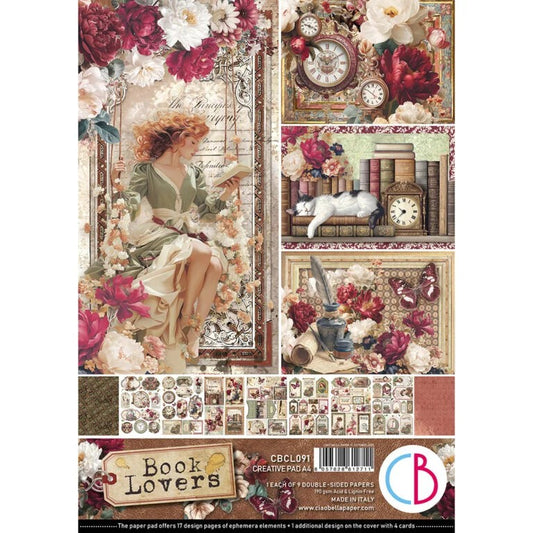 Ciao Bella Book Lovers A4 Creative Pad