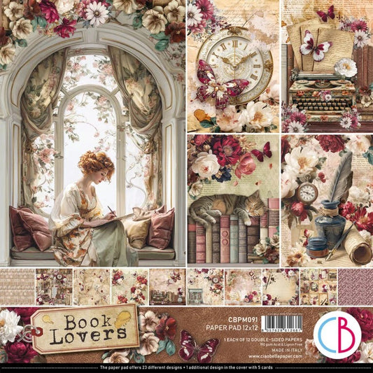 Ciao Bella Book Lovers 12"x12" Paper Collection Pack (12/pkg)