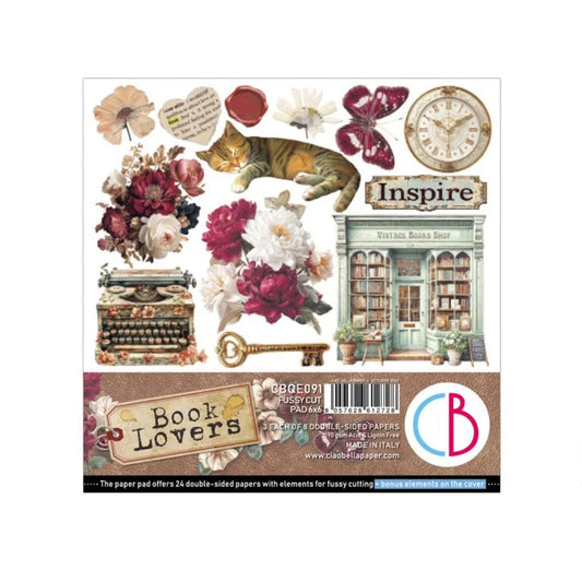 Ciao Bella Book Lovers 6"x6" Paper Collection Pack
