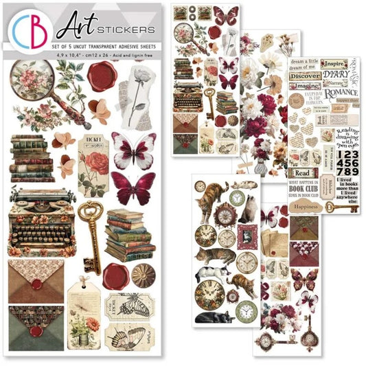 Ciao Bella Book Lovers Art Stickers