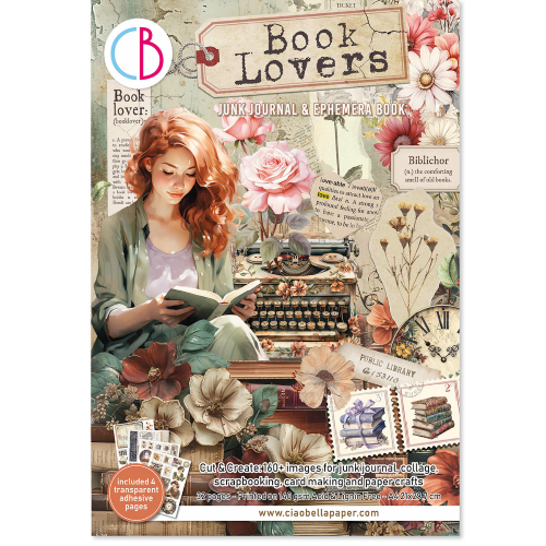 Ciao Bella Book Lovers Junk Journal & Ephemera Book