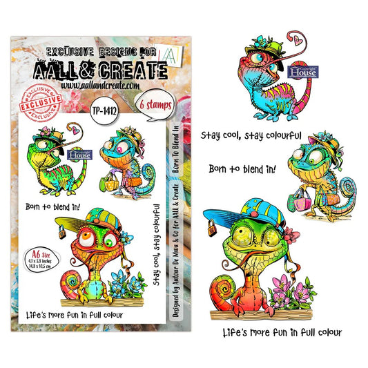 AALL & Create Born To Blend In TP-1412 Stamp Set