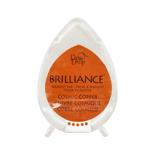 Tsukineko Brilliance Dew Drop Ink Pad - Cosmic Copper
