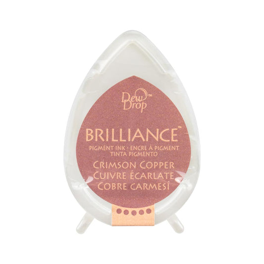 Tsukineko Brilliance Dew Drop Ink Pad - Crimson Copper